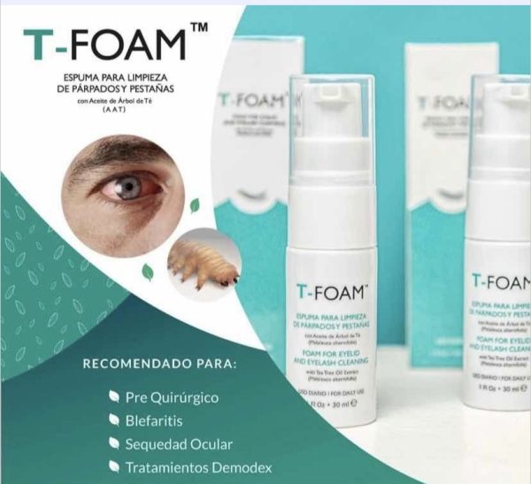 T-Foam espuma de limpieza para párpados y pestañas - Imagen 5