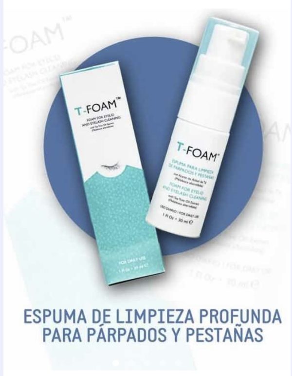 T-Foam espuma de limpieza para párpados y pestañas